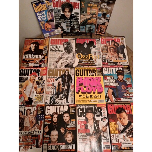 Guitar World Mixed Rock 74 Songs Sheet Music Magazines 1998-2001 Lot 16, Posters - Picture 1 of 12